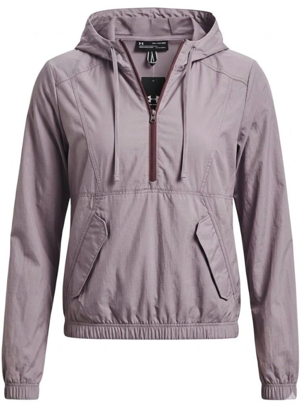 Under Armour Women's Dusty Lavender Hooded Windbreaker Pullover
